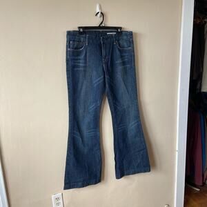 Vintage Buffalo Jeans Denim Flare Boot Cut 32 Y2K 90's 2000's Jean Boho